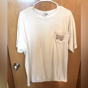 Worn Harley Davidson Pocket T Shirt Mens Large